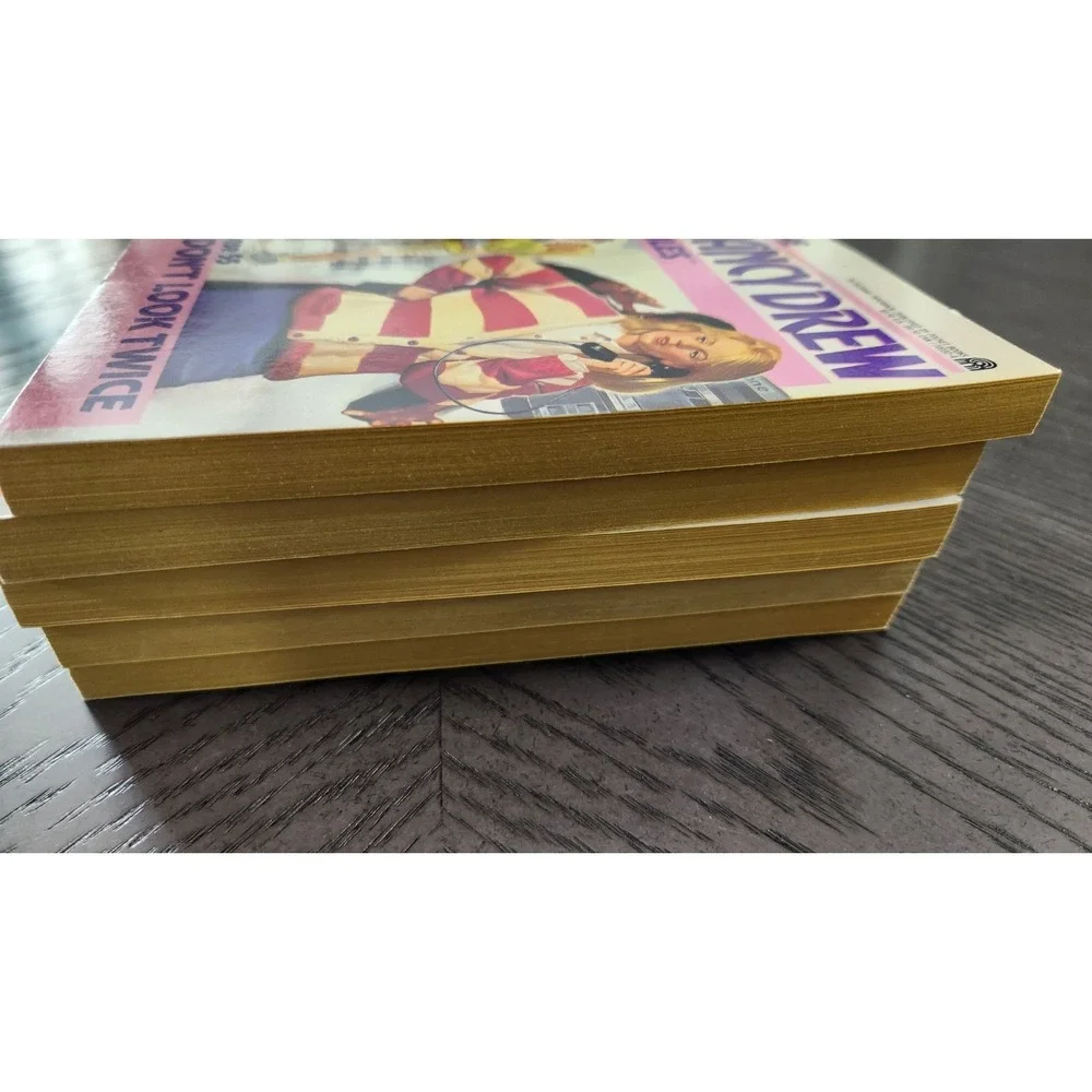 Nancy Drew‎ Files Books 51–55 Paperback Lot Mystery Series